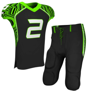 Uniforme de fútbol para hombre Jersey y pantalones de estilo americano Diseño personalizado Material transpirable Suministro a granel de fábrica OEM - Product Image 3