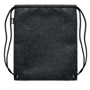 Borse Sportive con Coulisse in RPET Sostenibile INDICO, Borsa Promozionale in Feltro per Merchandising - Product Image 2