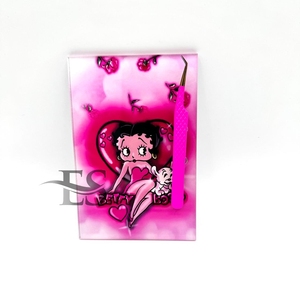 Mejores ventas Betty Boop acrílico pestañas azulejos logotipo personalizado pestañas sostenibles con imanes pinzas precio al por mayor - Product Image 5