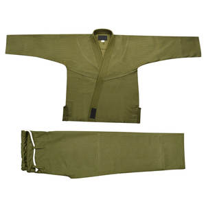 เครื่องแบบยูโดแขนยาวเต็มตัวสีพื้นชุดยูโดศิลปะการต่อสู้มีคุณภาพระดับมืออาชีพสำหรับฝึกซ้อมการซ้อมและการแข่งขัน - Product Image 3