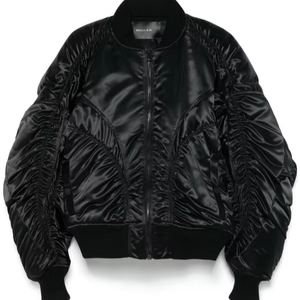 แจ็คเก็ตนักเบสบอลผ้าซาตินเคลือบแบบปรับแต่งได้แจ็คเก็ตผ้าซาตินลายพรางสำหรับฤดูหนาว - Product Image 1