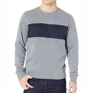 Sudadera de Cuello Redondo para Hombre, de Dos Tonos, Otoñal, 100% Algodón Orgánico, Personalizable, Ecológica, Estilo Urbano Informal - Product Image 2