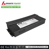 7 ans de garantie Tension constante Dali-2 & Push Gradation LED Driver 150w Ac à Dc LED Alimentation 12v 24v 36v 48v