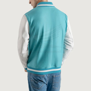 Chaqueta Letterman de Alta Calidad para Hombre, Estilo Urbano, Transpirable, Servicio OEM, Diseño Personalizado, Logotipo Frontal, Nueva Colección de Invierno - Product Image 3