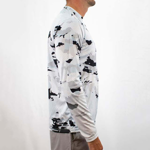 Vêtements pour hommes Vêtements de pêche Sur mesure Haute qualité OEM Nouveau design Chemises de pêche Respirantes Logo personnalisé Coton Polyester - Product Image 2