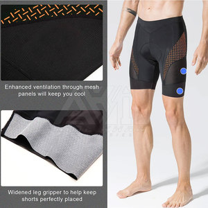 กางเกงปั่นจักรยานผู้ชายแบบมีแผ่นรองรับแรงกระแทก ระบายอากาศ แห้งเร็ว รับผลิตแบบ OEM ODM ผู้ผลิตชุดกีฬา - Product Image 2