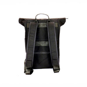 Mochila ecológica para hombre, mochila para portátil vegana con cremallera a la moda, ligera, elegante, resistente al agua, para uso diario en viajes, para estudiantes - Product Image 4