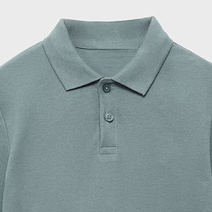 Vente en gros d'usine de polos pour enfants 100% coton, t-shirts de polo décontractés avec logo imprimé et personnalisable pour garçons et filles - Product Image 3