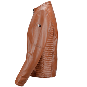 Top Design 100% Veste d'hiver à manches longues et à col montant en cuir de haute qualité pour hommes Design personnalisé disponible à un prix raisonnable - Product Image 2