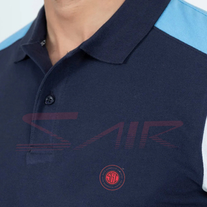 Chemise de golf décontractée à manches courtes pour homme, coupe classique, haut d'été, nouveau design, vente en gros OEM, 100 % polyester, séchage rapide - Product Image 2