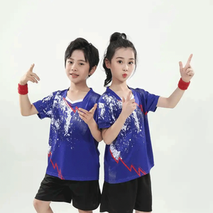 Nouvel arrivage d'uniforme de tennis à la mode Vêtements de badminton Maillot de tennis respirant avec logo personnalisé Uniforme de badminton de haute qualité - Product Image 6