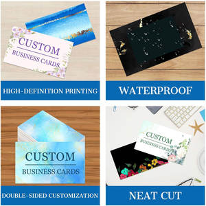 Venta al por mayor eleva tu marca tarjetas de visita personalizadas para pequeñas empresas Tarjeta de barbería de buena calidad - Product Image 4