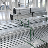 Plancher en acier galvanisé non bétonné, structure composite pour projet de plateforme de deuxième étage d'un centre logistique