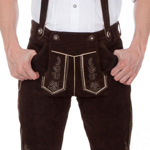 Genuine Cowhide Leather <b>Lederhosen</b> Customized Bavarian Traditional Hosen for Men and Women Hot Selling Bavarian Style for All - Product Image 2