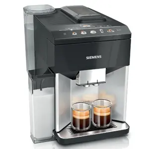 HOT Sie mens EQ500 Machine à café entièrement automatique avec affichage de sélection de café, oneTouch DoubleCup, aromaDouble Shot autoMilk Clean
