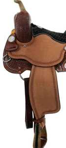 Confort et performance optimaux Selle de cheval Selle Western en cuir véritable de qualité supérieure avec arbre en bois - Product Image 2