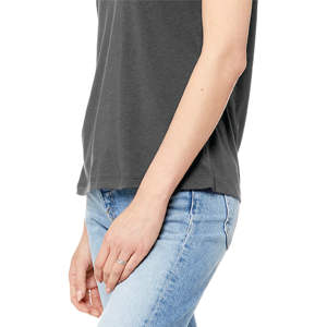 Airlume-Camiseta holgada de manga corta para mujer, Camiseta de algodón peinado y anillo, 32, 100% oz, Asphalt, 4,2 - Product Image 5