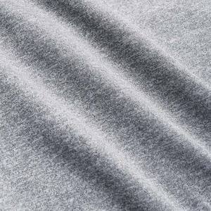 Color gris brezo liso de gran tamaño Logo diseño en blanco estilo casual pulóver 100% algodón hombres y mujeres sudaderas con capucha de manga larga básicos - Product Image 6