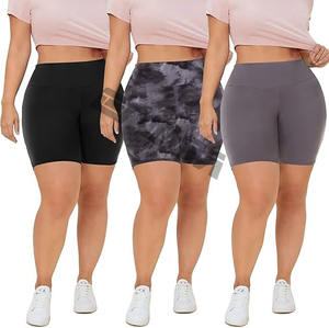 Pantalones cortos de gimnasio personalizados para mujer Pantalones cortos de yoga sin costuras para fitness y correr con patrón sólido para entrenamiento y Deportes - Product Image 5