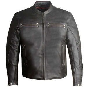 Veste en cuir pour homme, design personnalisé, vente en gros, haute qualité, mode personnalisée - Product Image 4