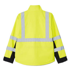 Chaquetas de Trabajo de Alta Visibilidad con Patrón Personalizado, Reflectantes y de Seguridad, 100% Poliéster, Impermeables, Clase 1, MOQ Bajo - Product Image 2