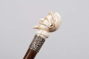 Bastón para caminar con mango de latón fundido, nuevo bastón para caminar con forma de cabeza de Nepolean en latón puro para regalo - Product Image 6