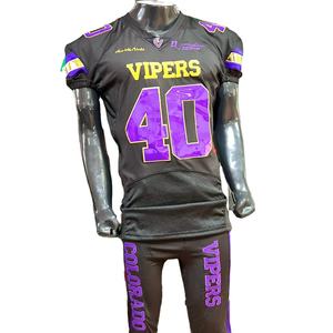 Maillot de football américain maillot de fan parent sublimation attirail broderie sergé plus taille support personnalisé fabricant d'usine - Product Image 1