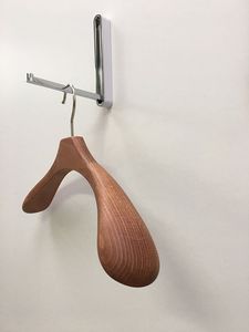 SOUVENT FAIT MAIN MEILLEUR Style Boutique de haute qualité un cintre en bois Lotus de qualité avec encoches avec cintre de costume de barre - Product Image 6