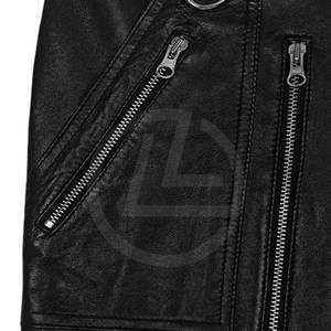 Pantalons de jogging en cuir pour hommes, légers, décontractés, coupe droite, taille mi-haute, coupe slim, haute qualité, hiver, look urbain, ourlet retroussé - Product Image 5