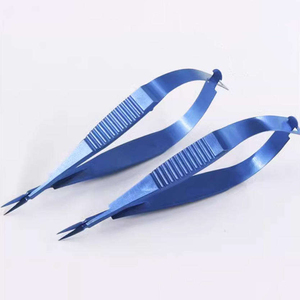 QNQ Industries Manual Micro Cápsula Membrana Tijeras corneales Titanio Acero inoxidable ENT Conjunto de instrumentos de cirugía - Product Image 5