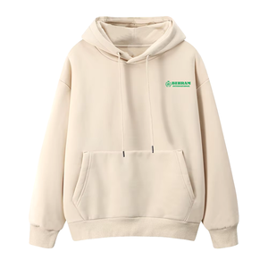 Sweat-shirt à capuche unisexe coupe classique en molleton 100 % coton épais, épaules tombantes, confort thermique, écologique - Product Image 4