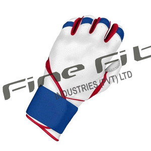 Gants de frappe de baseball en cuir pour hommes, entraînement professionnel, respirants, durables, utilisation compétitive, fermeture à boucle pour gaucher - Product Image 2