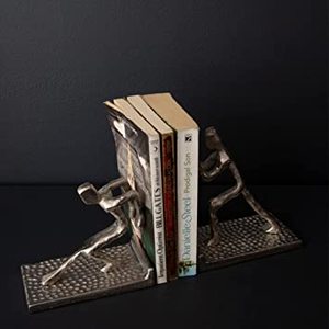 Premium Look Brass Bookends /<b>book</b> Holder/<b>book</b> Ends Handmade Wholesale Bookends Customized Size Affordable Luxury Bookends - Product Image 3