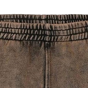 กางเกงขาสั้นสตรีสไตล์สตรีทแวร์แบบย้อมสีเอซิด ดีไซน์ตามสั่งจากโรงงาน (OEM) ระบายอากาศได้ดี มีสไตล์ ราคาสมเหตุสมผล ปี 2026 - Product Image 3