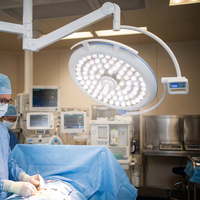 Lampe chirurgicale LED ultra-mince CHLED700 sans ombre, 80 perles, 160000 Lux, coque en alliage d'aluminium pour bloc opératoire hospitalier