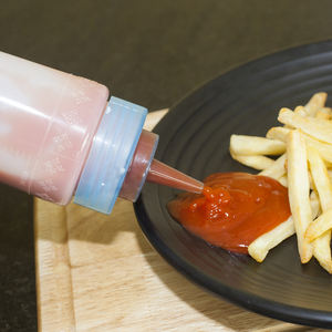 BPA Free 33oz LDPE Water <b>Bottle</b> Easy Squeeze Empty Sauce <b>Bottle</b> for Ketchup <b>Salad</b> <b>Dressing</b> Honey-Condiment Holder for Parties - Product Image 5