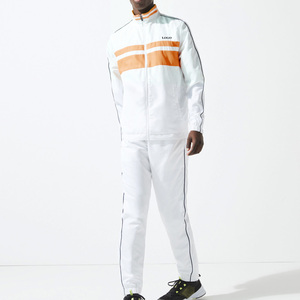 Tissu confortable pour hommes, survêtement à fermeture éclair avec manches longues pour les commandes en gros, vêtements décontractés, design bicolore pour hommes - Product Image 6