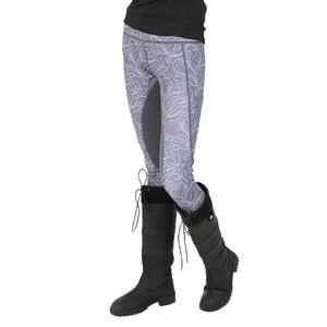 Mallas de montar a caballo con estampado personalizado a la moda, pantalones para mujer, ropa ecuestre al por mayor, mallas con estampado de silicona - Product Image 6