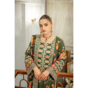 Collection de Soie de Luxe ANEELA 2025 Satin Vert-LUX15 TC-1404 - Product Image 5