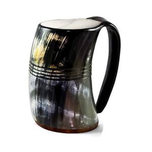 Cuernos Vikingos Personalizados para Beber, Tazas con Logotipo Personalizado, Cuerno Vikingo para Cerveza, Natural - Product Image 6