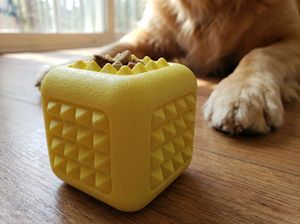 LadyToys Dog Treat <b>Puzzle</b> <b>Cube</b> – Interactive Slow Feeder Toy for Dogs, Durable Chew-Resistant, Mental Stimulation - Product Image 3