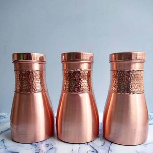 Unique Design Stylish Handmade Copper <b>Water</b> <b>Bottle</b> High Quality Copper <b>Water</b> <b>Bottle</b> for Home and Traveling use - Product Image 1