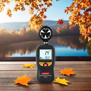 Anémomètre numérique Wintact WT72, mesureur de <span class=keywords><strong>vitesse</strong></span> du <span class=keywords><strong>vent</strong></span> 0-30m/s et anémographe - Product Image 3