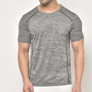 T-shirt tricoté lourd avec coupe Boxy Style Hip Hop surdimensionné et court avec décolleté - Product Image 4