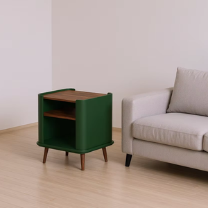 Mesa auxiliar de diseño moderno de madera de teca 100% hecha en Indonesia para muebles de sala de estar, muebles para el hogar - Product Image 1