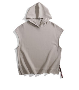 Débardeur de luxe léger pour hommes Logo personnalisé respirant tricoté vêtements d'extérieur confortable conception anti-rides grande taille - Product Image 1