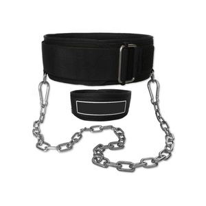 Compression Workout <b>Belt</b> With Weighted Chain <b>For</b> Gym Accessories Pull Up Dip <b>Belt</b> And Weightlifting Strength Training - Product Image 4