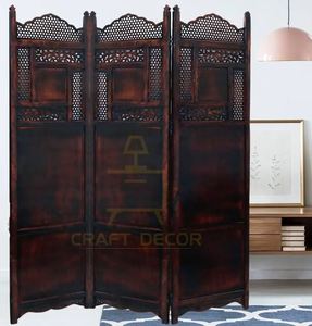 New Design Decorative 3 Panel Wooden <strong>Partition</strong> Wall for Living Room <strong>Partition</strong> and Home Decoration - Product Image 1