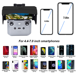 Pare-soleil pour télécommande <span class=keywords><strong>DJI</strong></span> RC-N1, compatible avec les smartphones de 4,4 à 7,0 pouces, pliable, anti-éblouissement, anti-rayures, portable - Product Image 4