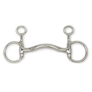 Bocado de caballo Mullen de alta calidad con boquilla lisa y pulida y mejillas Baucher para equitación y artículos ecuestres - Product Image 1